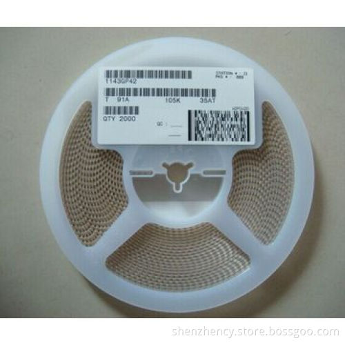 Tantalum Capacitors, T491A105K035AT, 1UF 35V 10% 1206, A Case